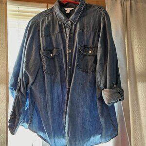 Boutique button up shirt size 2x